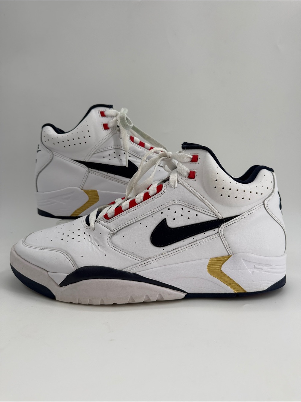 Nike Air Flight Lite Mid “Olympic” Basketball Shoes DJ2518-102 US Men Size 11.0